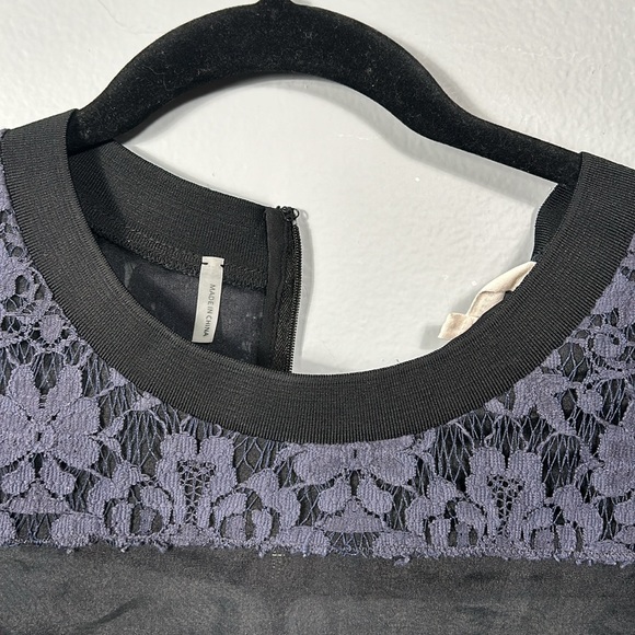 Rebecca Taylor Silk and Cotton Patchwork Lace Mixed-Media Top size 8 - Picture 13 of 15